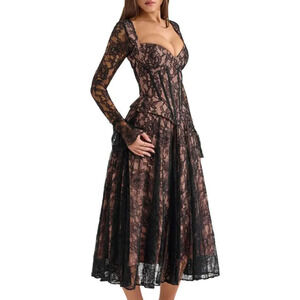 House of CB | Dresses | House Of Cb Lady Sunshine Strapless Tulle Corset Midi  Dress Nwot | Poshmark